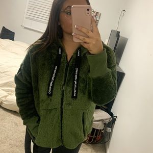 NWT Sherpa Calvin Klein jacket